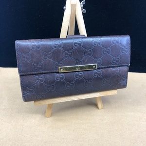 GG201 Guccissima Long Wallet